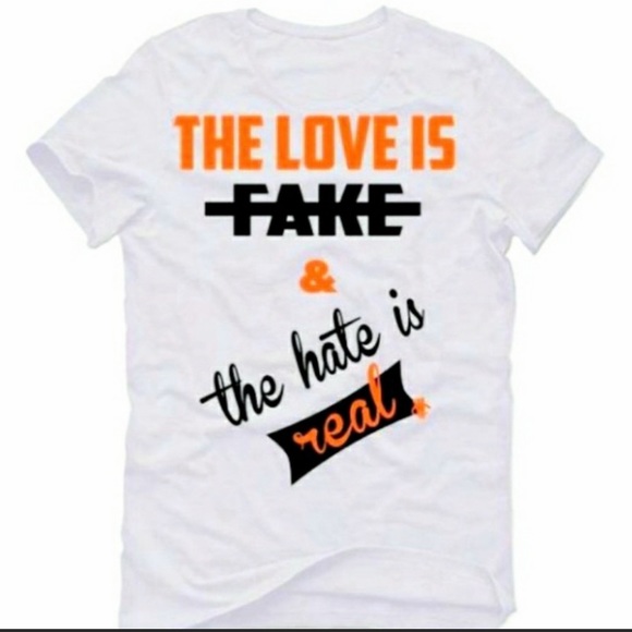 NEW “LOVE IS FAKE…” TEE BY: UNDEFEATED ENERGY - Picture 2 of 6